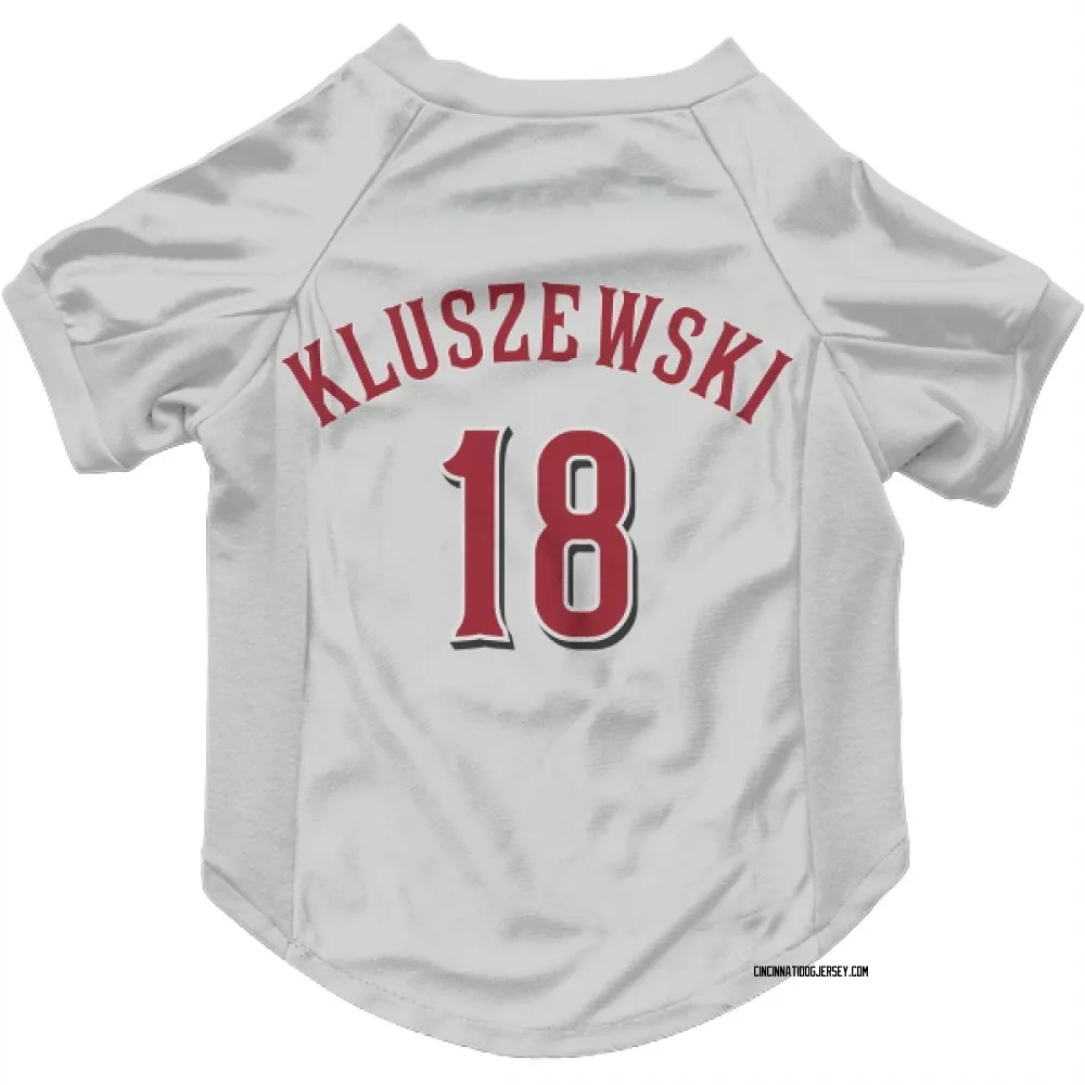 Cincinnati Reds Ted Kluszewski White Pet Jersey for Dog & Cat