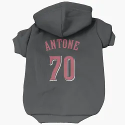 Cincinnati Reds Tejay Antone Black Pet Hoodie for Dog & Cat