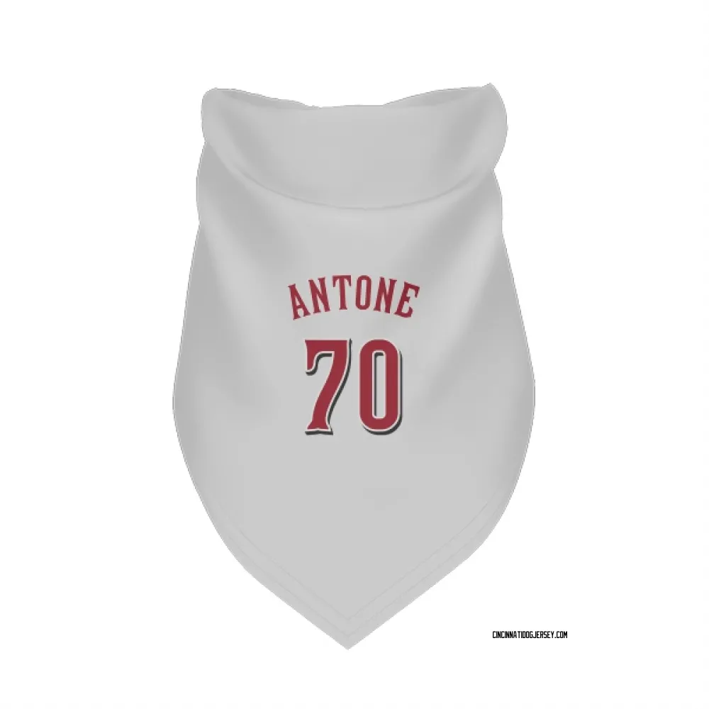 Cincinnati Reds Tejay Antone White Pet Bandana for Dog & Cat