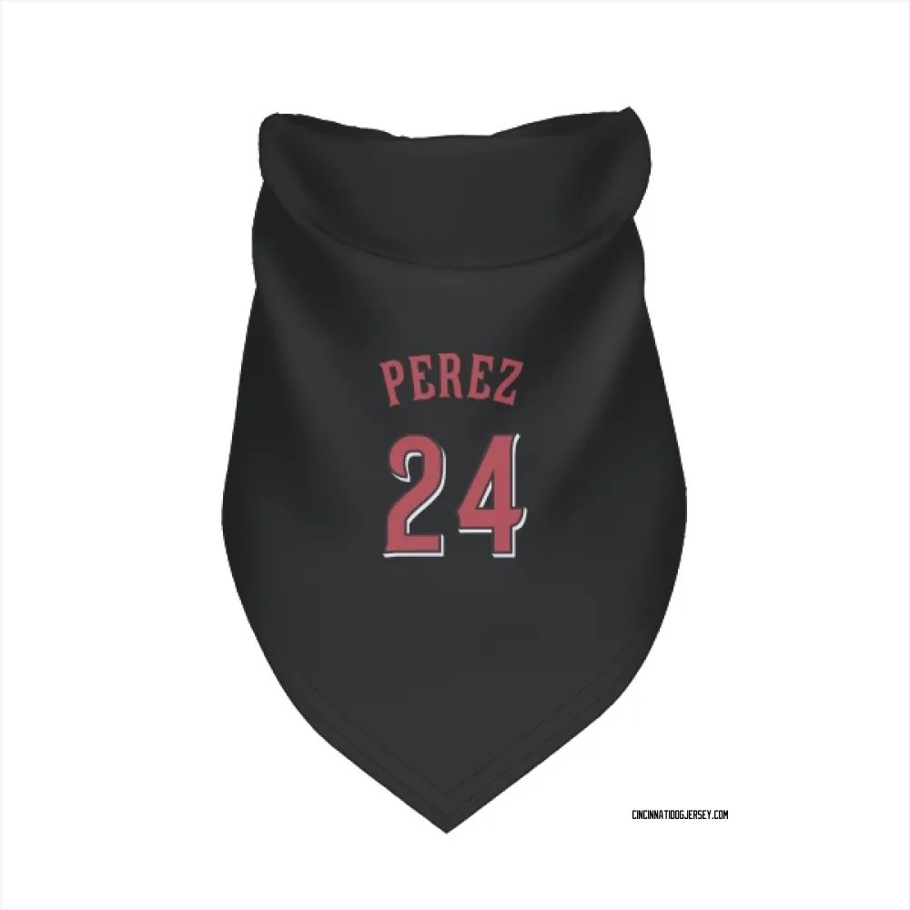 Cincinnati Reds Tony Perez Black Pet Bandana for Dog & Cat