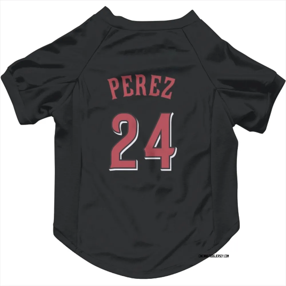 Cincinnati Reds Tony Perez Black Pet Jersey for Dog & Cat