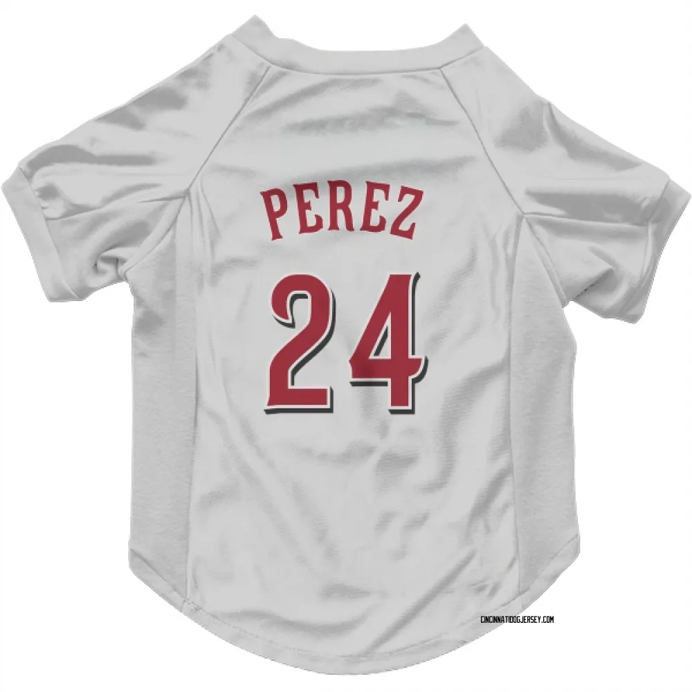 Cincinnati Reds Tony Perez White Pet Jersey for Dog & Cat