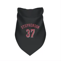 Cincinnati Reds Tyler Stephenson Black Pet Bandana for Dog & Cat