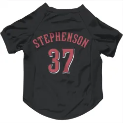 Cincinnati Reds Tyler Stephenson Black Pet Jersey for Dog & Cat