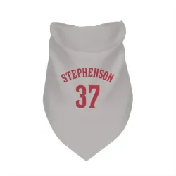 Cincinnati Reds Tyler Stephenson Gray Pet Bandana for Dog & Cat