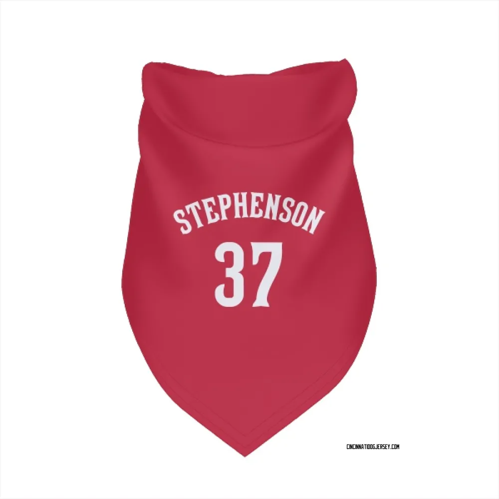 Cincinnati Reds Tyler Stephenson Red Pet Bandana for Dog & Cat