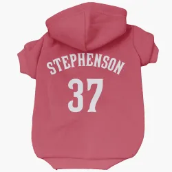 Cincinnati Reds Tyler Stephenson Red Pet Hoodie for Dog & Cat