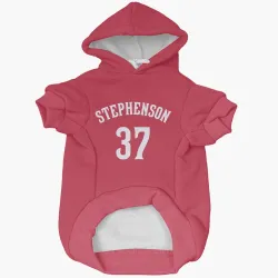 Cincinnati Reds Tyler Stephenson Red Pet Hoodie for Dog & Cat
