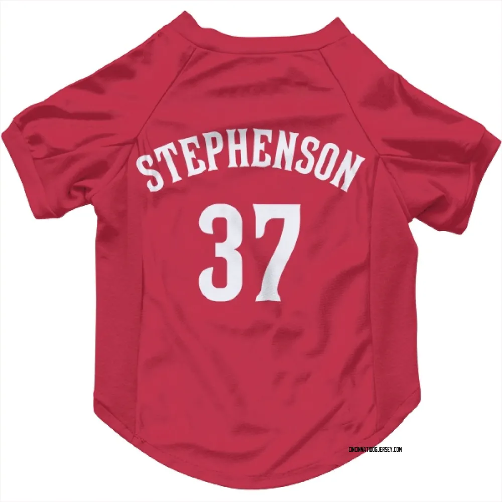 Cincinnati Reds Tyler Stephenson Red Pet Jersey for Dog & Cat