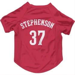 Cincinnati Reds Tyler Stephenson Red Pet Jersey for Dog & Cat