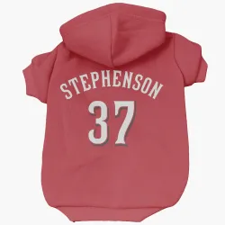 Cincinnati Reds Tyler Stephenson Scarlet Pet Hoodie for Dog & Cat