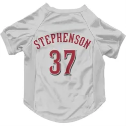 Cincinnati Reds Tyler Stephenson White Pet Jersey for Dog & Cat