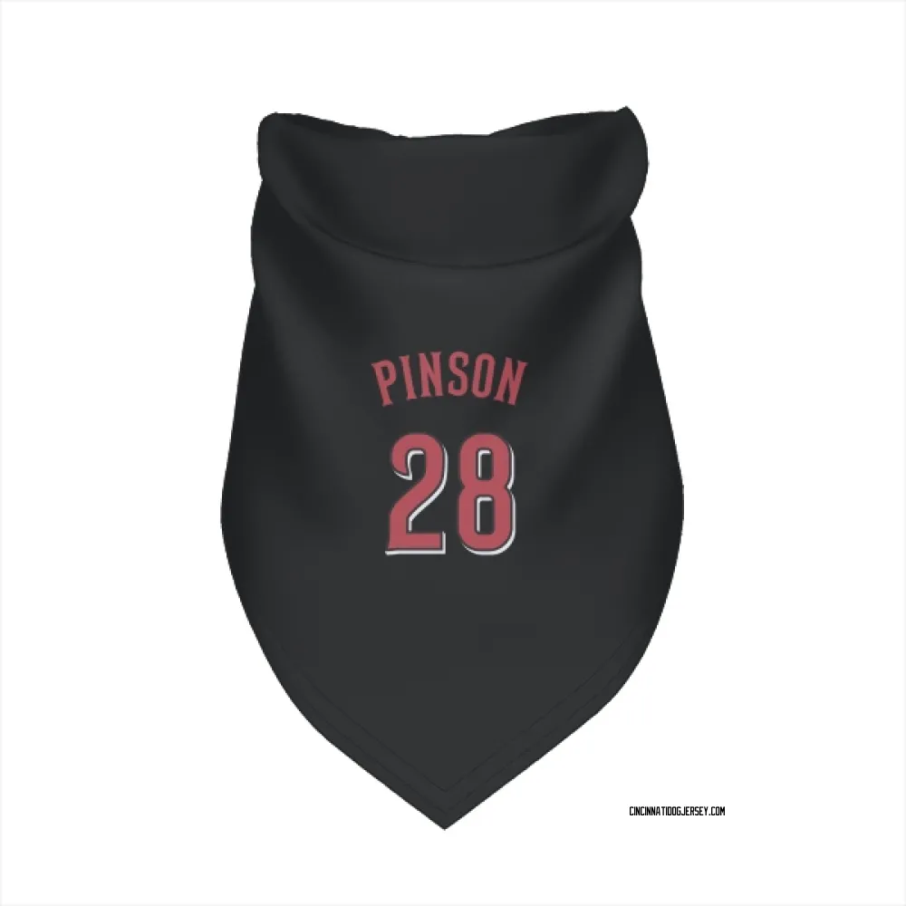 Cincinnati Reds Vada Pinson Black Pet Bandana for Dog & Cat
