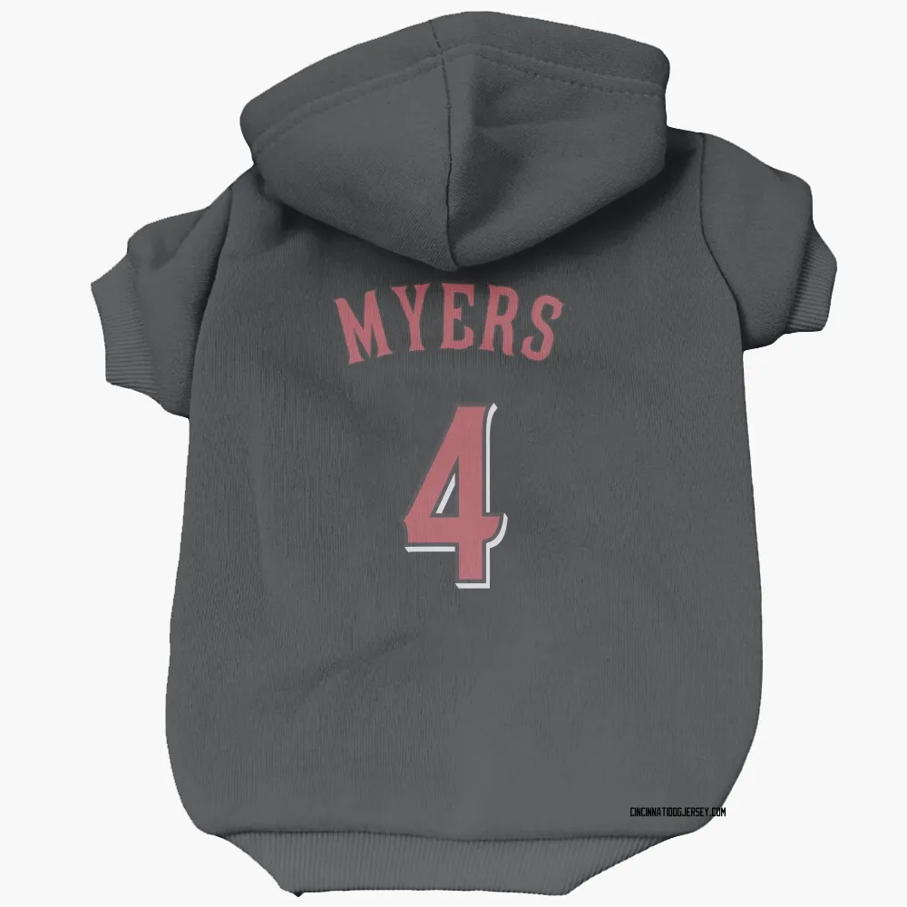 Cincinnati Reds Wil Myers Black Pet Hoodie for Dog & Cat