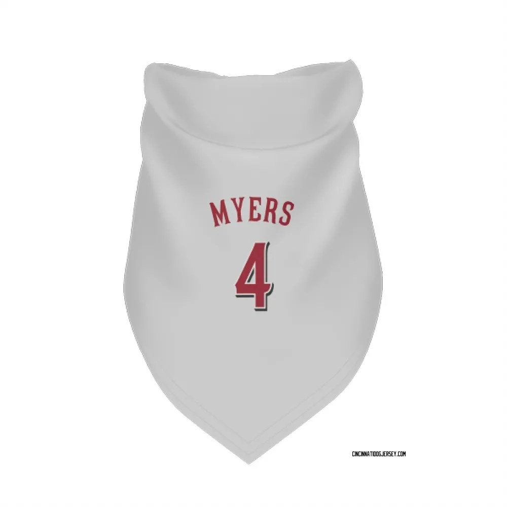 Cincinnati Reds Wil Myers White Pet Bandana for Dog & Cat