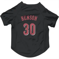 Cincinnati Reds Will Benson Black Pet Jersey for Dog & Cat