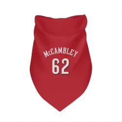 Cincinnati Reds Zachary McCambley Scarlet Pet Bandana for Dog & Cat